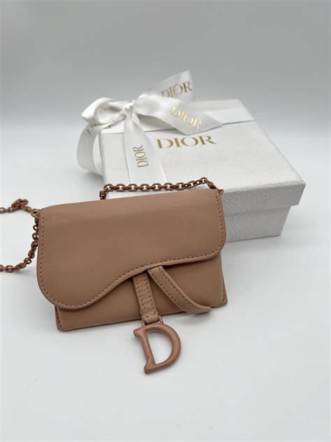 christian dior saddle nano pouch|Saddle Nano Pouch Beige Goatskin .